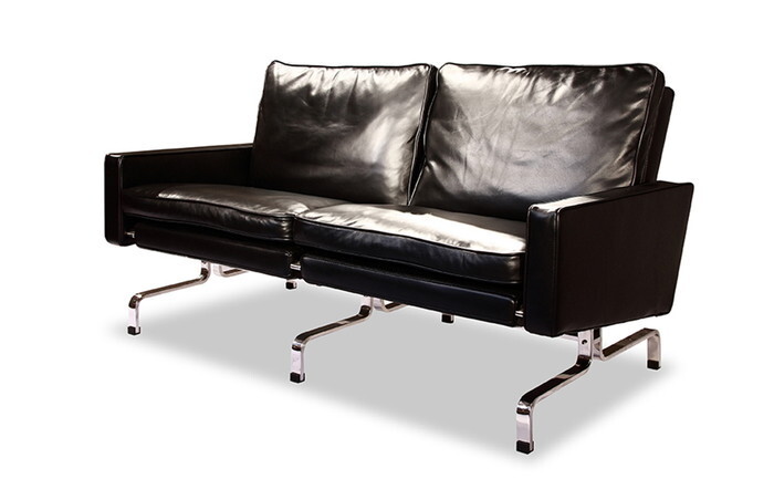 PK31 ソファ 2P PK31 Sofa 2P アニリンレザー 本革 3年保証付 デザイナーズ ジェネリック家具 リプロダクト inv-9216bl-ani ソファ ソファ ソファベッド 送料無料 北欧 モダン 家具 インテリア ナチュラル テイスト 新生活 オススメ おしゃれ 後払い｜家具・インテリアのジェンコ