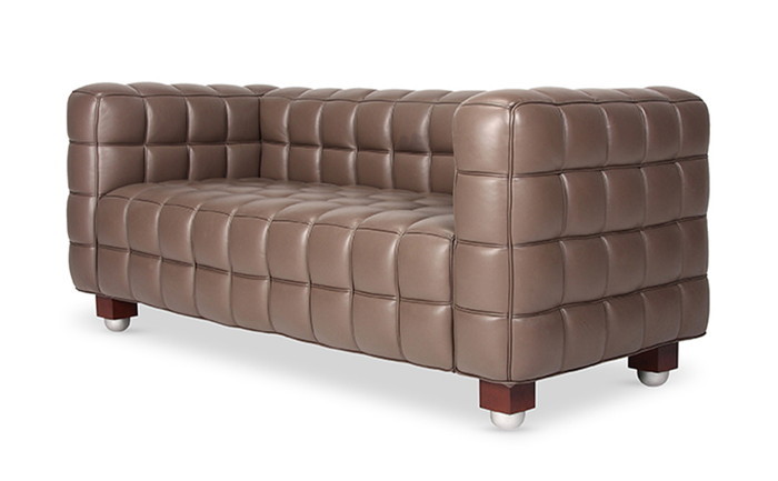 ヨーゼフ・ホフマン クーブス ソファ 2P KUBUS Sofa 2P セミアニリンレザー 本革 3年保証付 デザイナーズ ジェネリック家具 リプロダクト inv-8015bl-semi ソファ ソファ ソファベッド 送料無料 北欧 モダン 家具 インテリア ナチュラル テイスト 新生活 オススメ お 132,990円