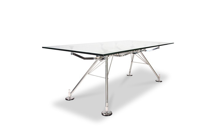 ノーマン・フォスター ノモス テーブル NOMOS Table 15mm強化ガラス ノーマン・フォスター 3年保証付 デザイナーズ ジェネリック家具 リプロダクト inv-9140bt ダイニングテーブル テーブル 送料無料 北欧 モダン 家具 インテリア ナチュラル テイスト 新生活 オスス