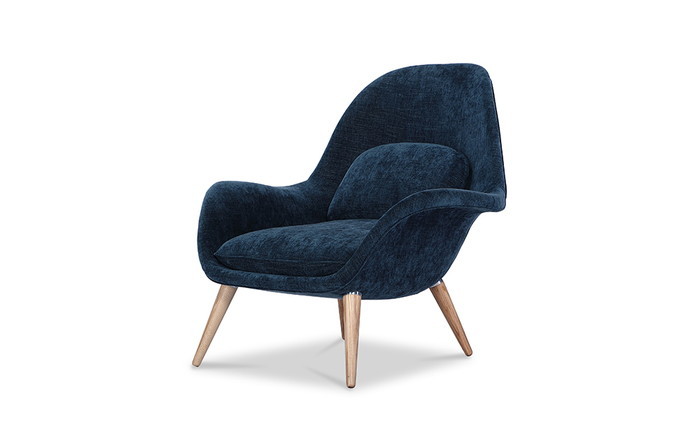 楽天市場】スウーン ラウンジチェア SWOON Lounge Chair ファブリックA