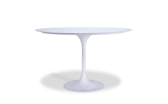 エーロ・サーリネン チューリップ テーブル 110 TULIP Table 110 白大理石 3年保証付 デザイナーズ ジェネリック家具 リプロダクト inv-zc-fg30wh-110 ダイニングテーブル テーブル 送料無料 北欧 モダン 家具 インテリア ナチュラル テイスト 新生活 オススメ おし|家具・インテリアのジェンコ