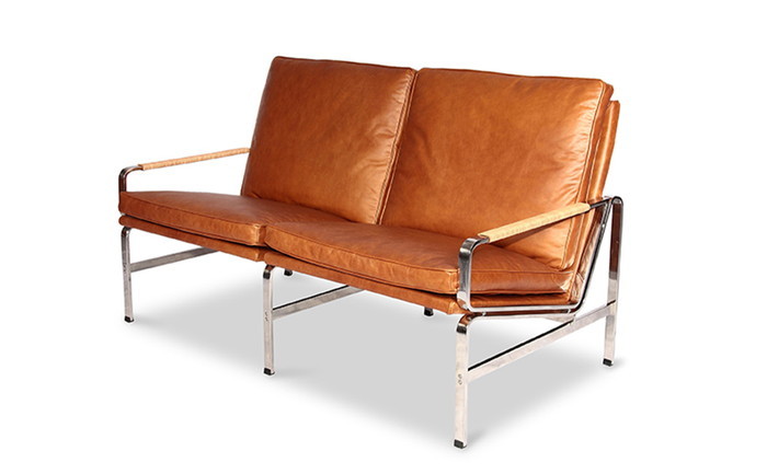 デュオ・プレーベン・ファブリシャス ヨルゲン・ カストホルム FK6720 寝椅子 2P FK6720 Sofa 2P セミアニリンレザー 本革 3年引きうける付 デザイナーズ ジェネリック調度品 リプロダクト inv-9107bl-semi 寝椅子 寝椅子 寝椅子臥榻 貨物輸送無料 北欧 今めかしい 調度品 室内装飾 インテリア・寝具・収納-ソファ