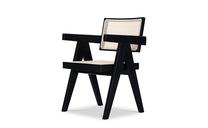 C71 アームチェア CHANDIGARH Arm Chair ウォルナット無垢材 クリア塗装 3年保証付 デザイナーズ ジェネリック家具 リプロダクト inv-9371baf-wal ダイニングチェア イス チェア 送料無料 北欧 モダン 家具 インテリア ナチュラル テイスト 新生活 オススメ おしゃれ
