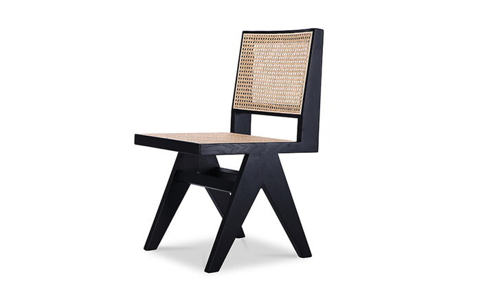 C71 サイドチェア CHANDIGARH Side Chair ウォルナット無垢材 クリア塗装 3年保証付 デザイナーズ ジェネリック家具 リプロダクト inv-9371ba-wal ダイニングチェア イス チェア 送料無料 北欧 モダン 家具 インテリア ナチュラル テイスト 新生活 オススメ おしゃれ｜家具・インテリアのジェンコ