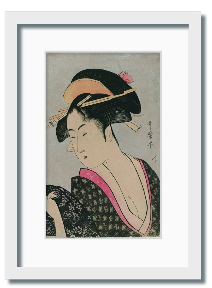 楽天市場】和楽シリーズ 喜多川 歌麿 浮世絵 美人画 姿身七人