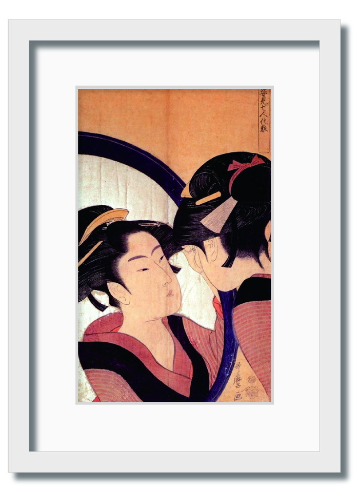 浮世絵版画☆画装用画☆6冊セット☆歌麿UTAMARO☆24枚セット