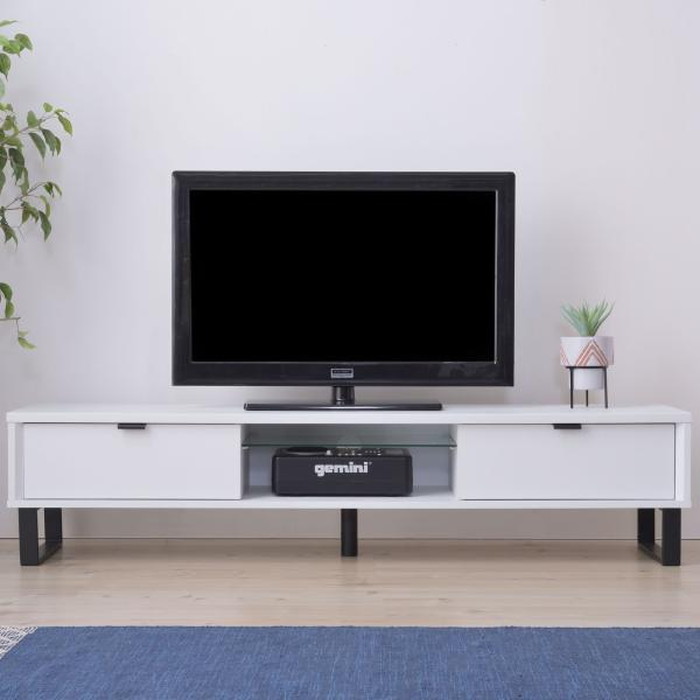 ローボード テレビ台 テレビボード ナチュラル ブラウン W150×D35×H34 ローボード テレビ台 TV台 テレビボード テレビ置き AVボード 収納付き リビング収納 引き出し ガラス棚 幅150cm コンセント穴付き 北欧 ナチュラル シンプル 清潔感 azu-so-853 テレ|家具・インテリアのジェンコ