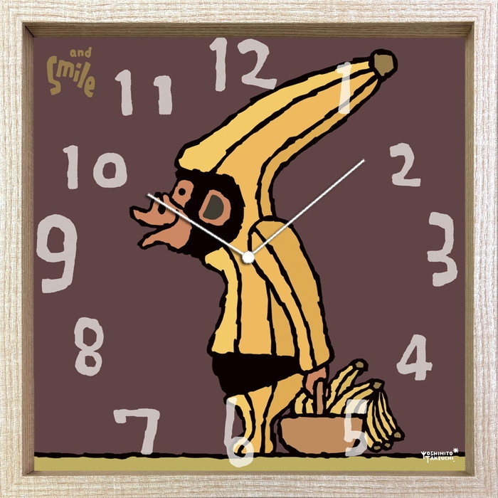 タクウチ ヨシヒト クロック チンパンジー Yoshihito Takeuchi CLOCK チンパンジー 320x320x55 snw-cac-53819 振り子時計 置き時計 掛け時計 送料無料 北欧 モダン 家具 インテリア ナチュラル テイスト 新生活 オススメ おしゃれ 後払い|家具・インテリアのジェンコ