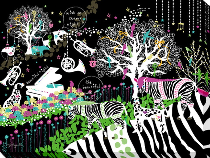 ホラグチ カヨ スターナイト Kayo Horaguchi stary night 2 800x600x40 snw-zkh-52556 アートパネル アートボード 壁紙 装飾フィルム 送料無料 北欧 モダン 家具 インテリア ナチュラル テイスト 新生活 オススメ おしゃれ 後払い