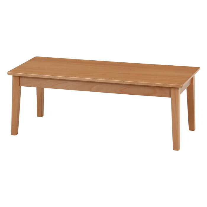 リビングテーブル シンプル シュラ NA ナチュラル 組立品 W1100×D500×H400mm 9.6kg fj-29105 ダイニングテーブル テーブル 送料無料 北欧 モダン 家具 インテリア ナチュラル テイスト 新生活 オススメ おしゃれ 後払い