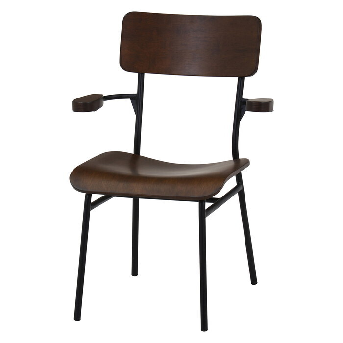 ダイニングチェア MILLIE ブラウン 完成品 W595&times;D550&times;H800mm 5.2kg fj-52434 ダイニングチェア イス チェア 送料無料 北欧 モダン 家具 インテリア ナチュラル テイスト 新生活 オススメ おしゃれ 後払い｜家具・インテリアのジェンコ