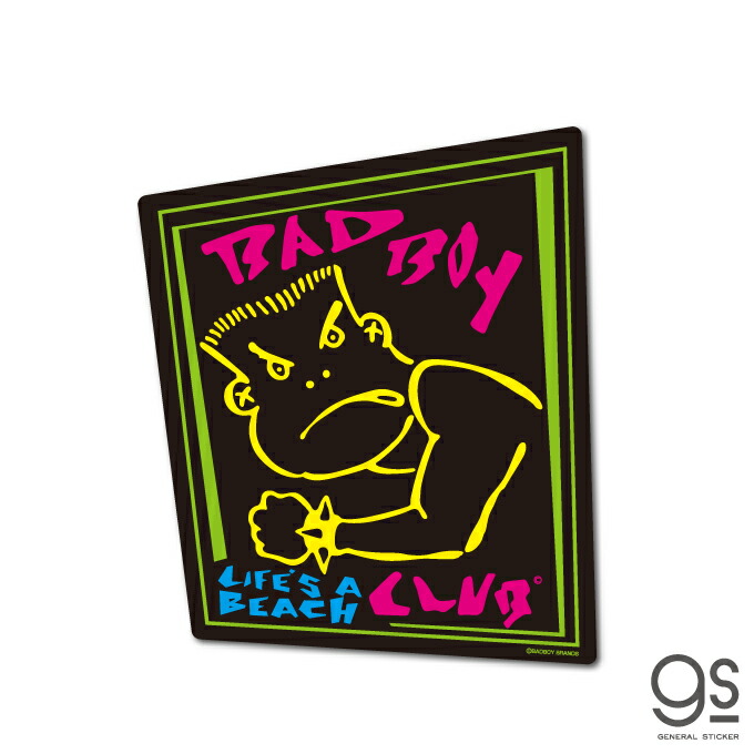 楽天市場】BADBOY ホログラムステッカー BADBOY CLUB ロゴ