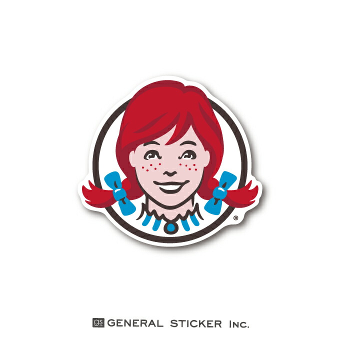 楽天市場】ウェンディーズ 缶バッジ 76mmサイズ BLUE ウェンディー