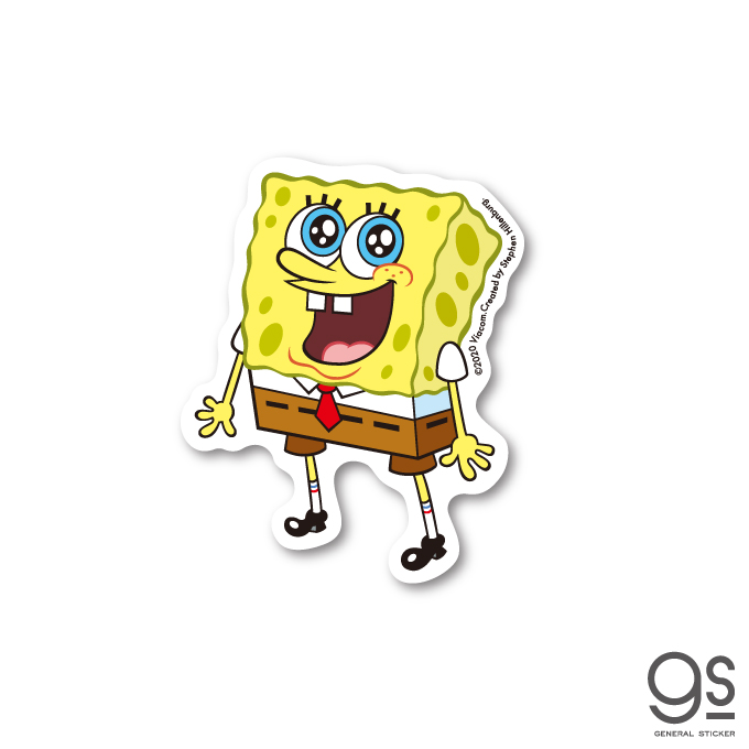 楽天市場 スポンジ ボブ ミニステッカー ボブ キャラクターステッカー アメリカ アニメ Spongebob Spo013 Gs 公式グッズ ゼネラルステッカー