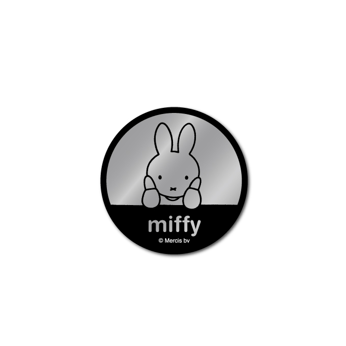 楽天市場 Miffy ミッフィー シルバー 鏡面タイプ キャラクターステッカー 絵本 イラスト かわいい こども うさぎ うさこちゃん 人気 Mif012 Gs 公式グッズ ゼネラルステッカー