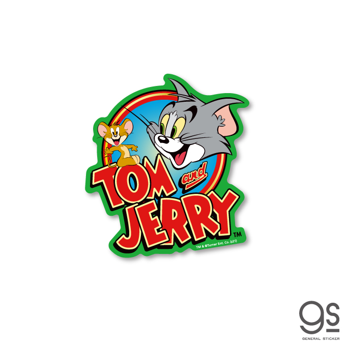 楽天市場 トムとジェリー ビッグロゴ キャラクターステッカー ダイカット アメリカ アニメ Tom And Jerry 人気 かわいい Tj025 Gs 公式グッズ ゼネラルステッカー