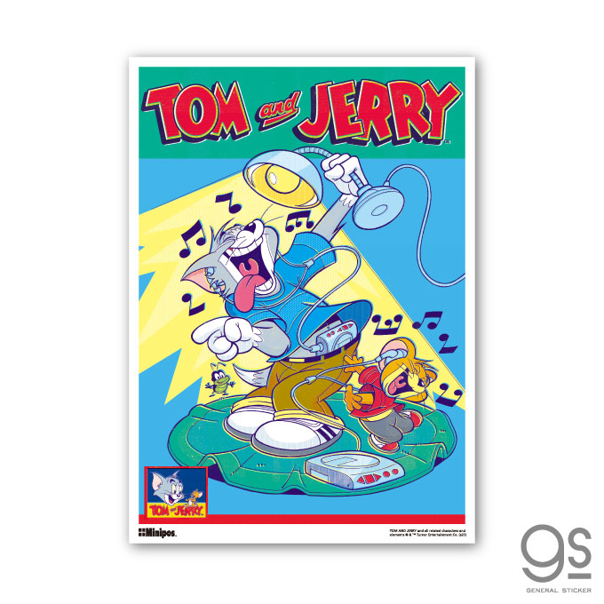 楽天市場 トムとジェリー ミニポスター ノリノリ キャラクター B5サイズ アメリカ アニメ Tom And Jerry 人気 かわいい インテリア アート Tj051 Gs 公式グッズ ゼネラルステッカー