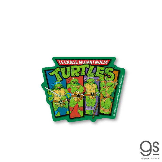 タートルズ　シールバッジ lupo_turtles-st52-01