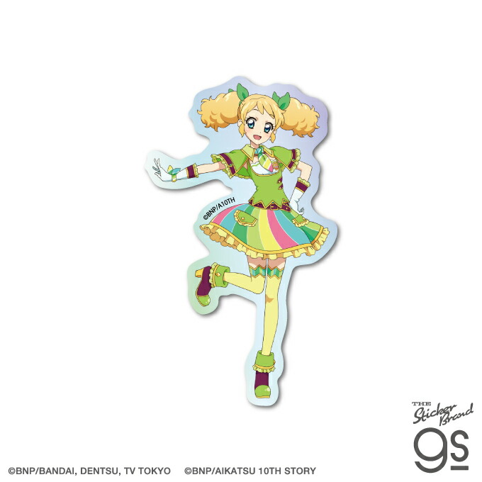 楽天市場】アイカツ！ ホログラムステッカー 紫吹 蘭 アイドル アニメ