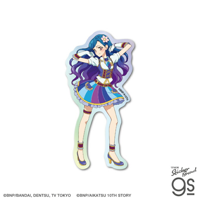 楽天市場】アイカツ！ ダイカットステッカー 紫吹 蘭 制服