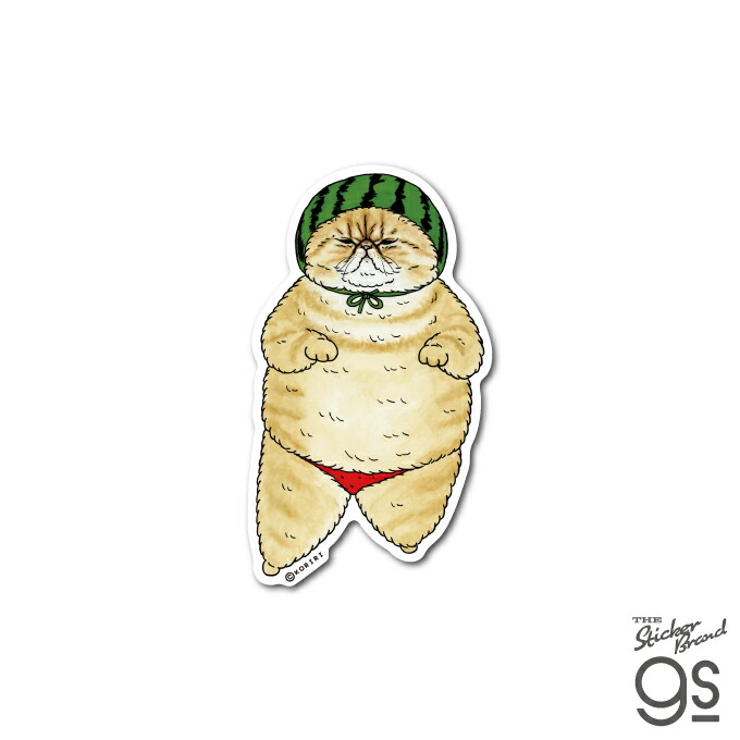 猫キャラクター イラスト雑貨 世にも不思議な猫世界 クロス素材ステッカー ノアさん KORIRI 猫