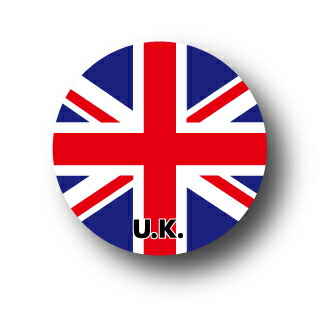 楽天市場】国旗缶バッジ CBFG16 ユニオンジャック Lサイズ 38mm 国旗