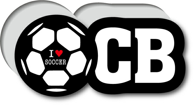 楽天市場】GSJ010 サッカーポジションステッカー ミットフィルダー MF