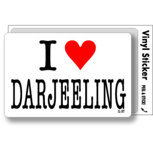 【楽天市場】アイラブステッカー ILBT75 I LOVE DARJEELING ダージリン：ゼネラルステッカー