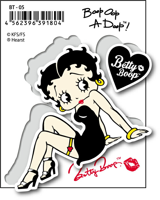 楽天市場 Bt05 ベティブープステッカーbetty Boop ゼネラルステッカー