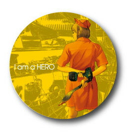 楽天市場 Lcb214 藪 アイアムアヒーロー 76mm缶バッジ ゼネラルステッカー