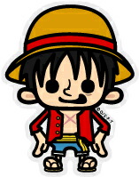 楽天市場 One Piece ワンピース パンソンワークスコラボステッカー Lcs042 ルフィ2 Mサイズ ワンピース 公式グッズ ゼネラルステッカー