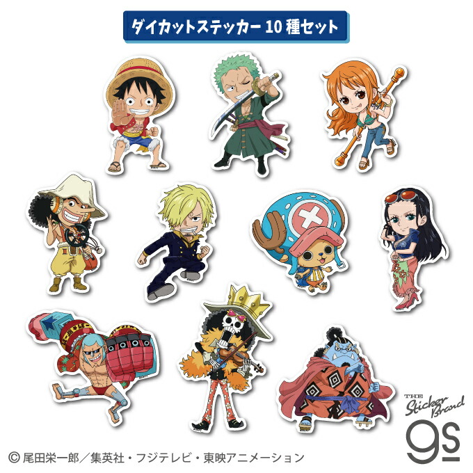 ONE PIECE 雷おこし ステッカー ルフィ ゾロ ナミ ウソップ サンジ ONE PIECE 雷おこし ステッカー ルフィ ゾロ ナミ ウソップ サンジ