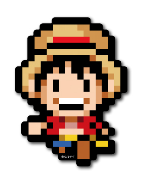 楽天市場 ピクセルワンピース ステッカー ロー ノーマルサイズ Opx024 One Piece ドット絵 グッズ ゼネラルステッカー