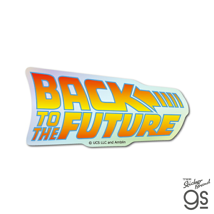 【楽天市場】BTTF ホログラムステッカー ロゴ バック・トゥ・ザ・フューチャー BACK TO THE FUTURE 40周年 ユニバーサル ...