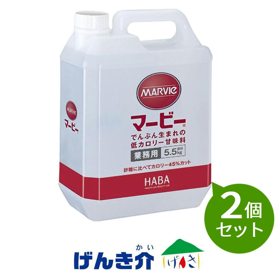 【2個書き割り】ハー赤ちょうちん科学研究所 マービー流動性 お役目用低キロカロリーあま味料5500g×2個書き割り