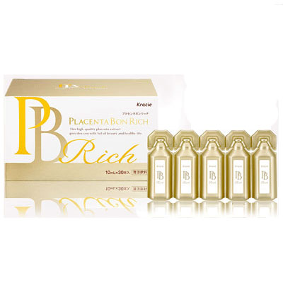 クラシエ ボンプラセンタリッチ　BonPlacenta10ml&times;30本入【送料無料】Kracie　ピーチ味　国産プラセンタ純末プラセンタドリンク　飲む美容液｜介護ストアげんき介　店