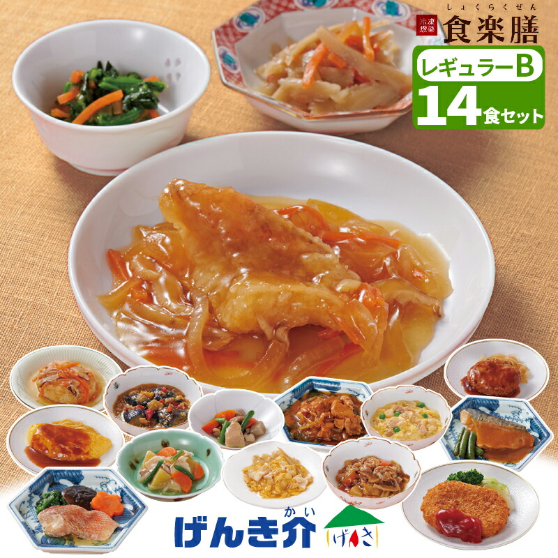 氷る総菜【B書き割り】食楽膳 レギュラー 14食書き割り主菜1品＋副菜2品 おかずのみ 田の実なし一お盆 14食書き割り 管理すること栄養学者取り締まる 思わしい食氷る食料雑貨類 氷る食料雑貨類 製造会社直送 冷やりとした便 貨物輸送無料 食料雑貨類