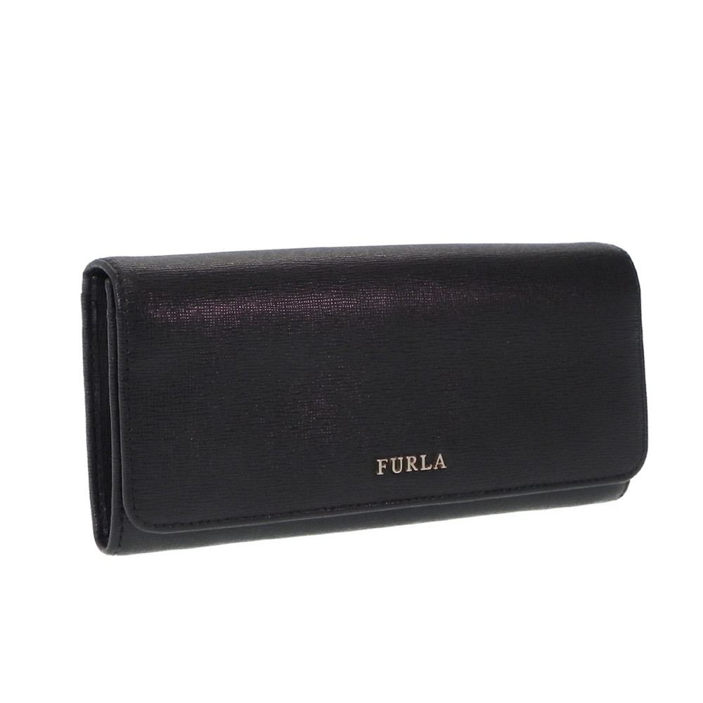 クリスマスツリー特価！ フルラ 長財布 レザー 黒 ブラック FURLA