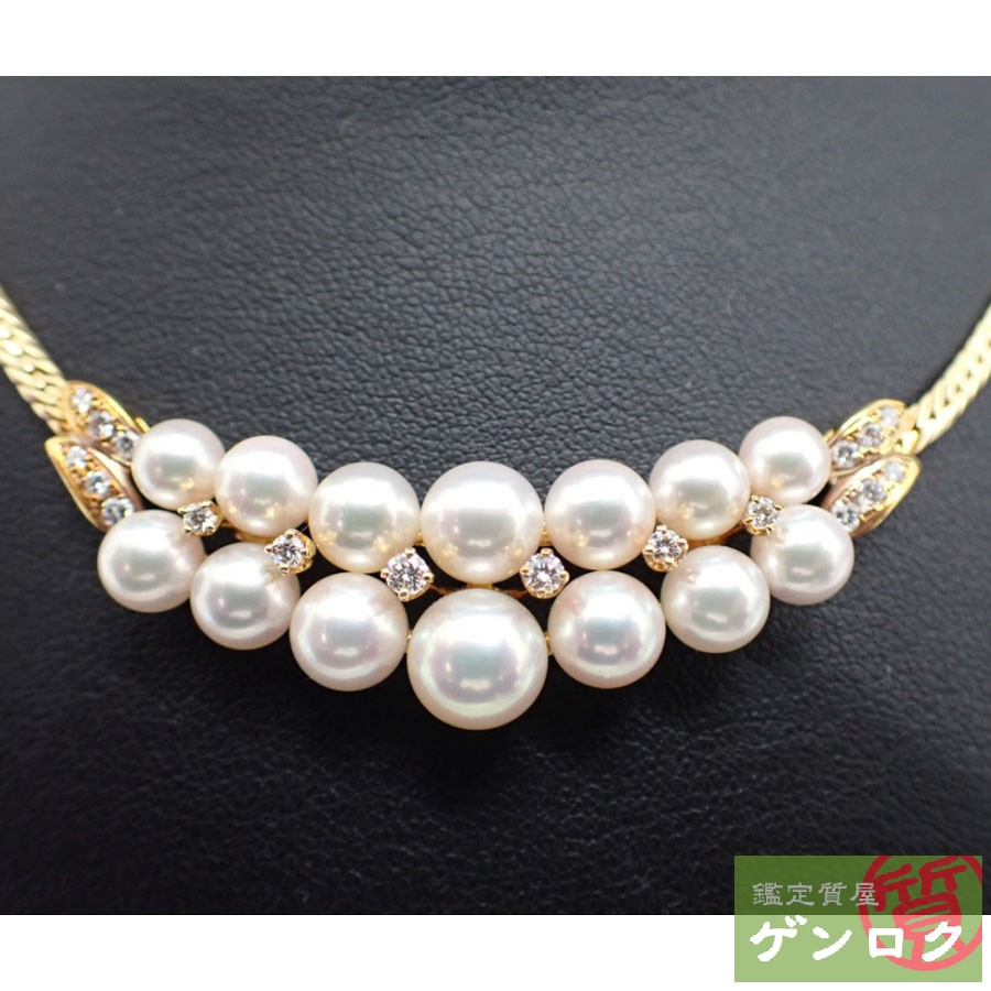 MIKIMOTO - ミキモト ネックレス 18金 K18イエローゴールド レディース