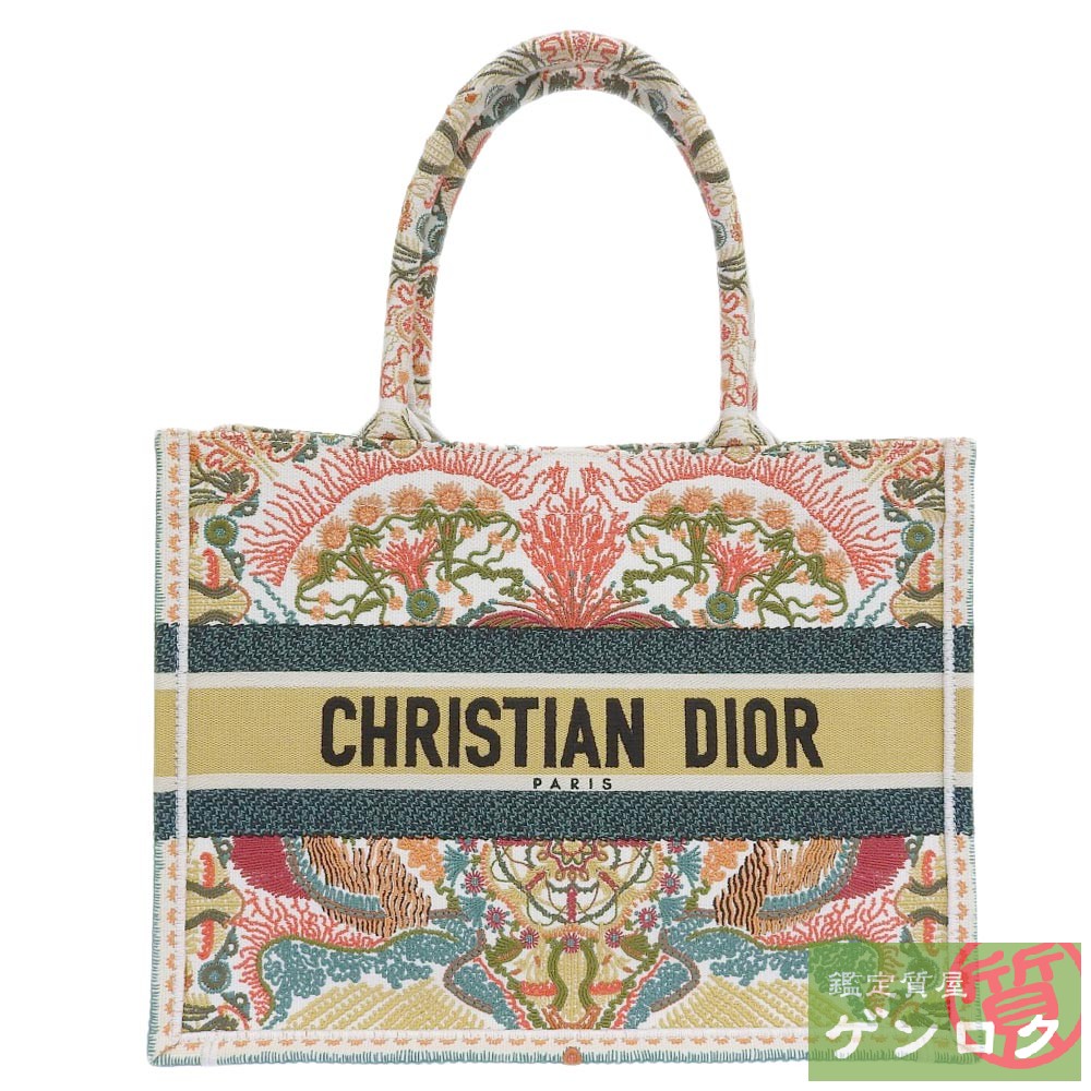 【超美品】DIOR ブックトート　ミディアム　花柄 Dior Book Tote DIOR ディオール ブックトート ミディアム