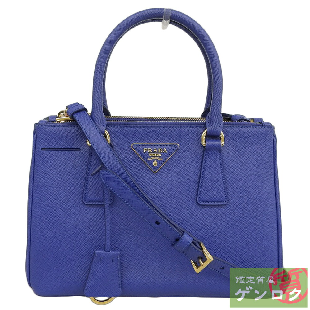 PRADA サフィアーノレザー ハンドバッグ 青 楽天市場】prada サフィアーノ バッグ 中古ブルーの通販