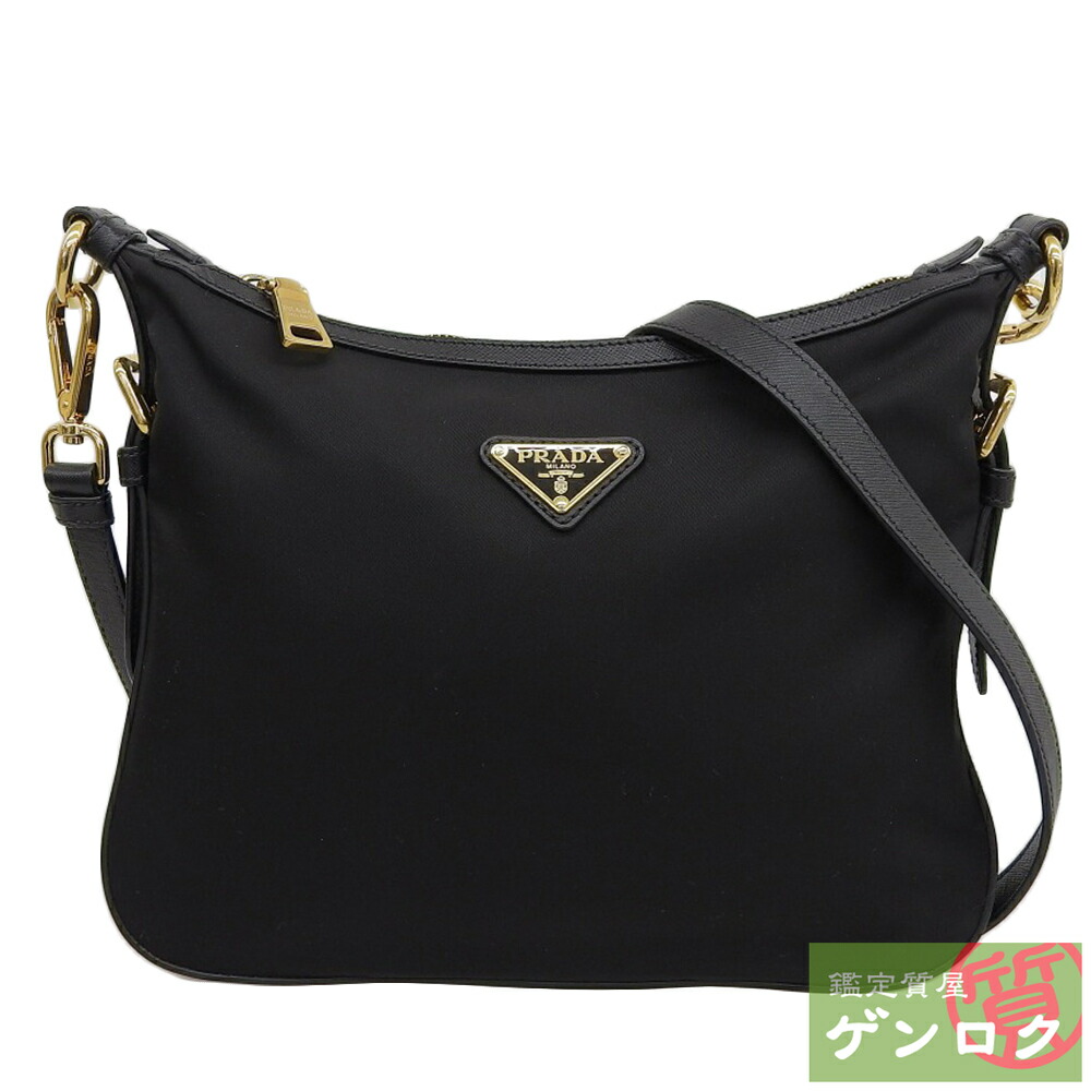 楽天市場】PRADA プラダ ダブルポケット 2WAY ブラック 1BH046