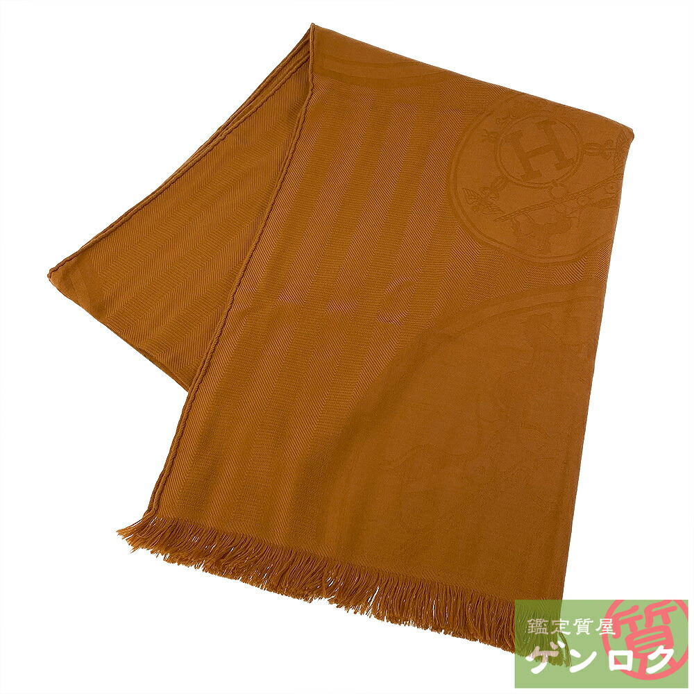 楽天市場】【送料無料】【本物】美品☆HERMES☆エルメス☆大判ストール