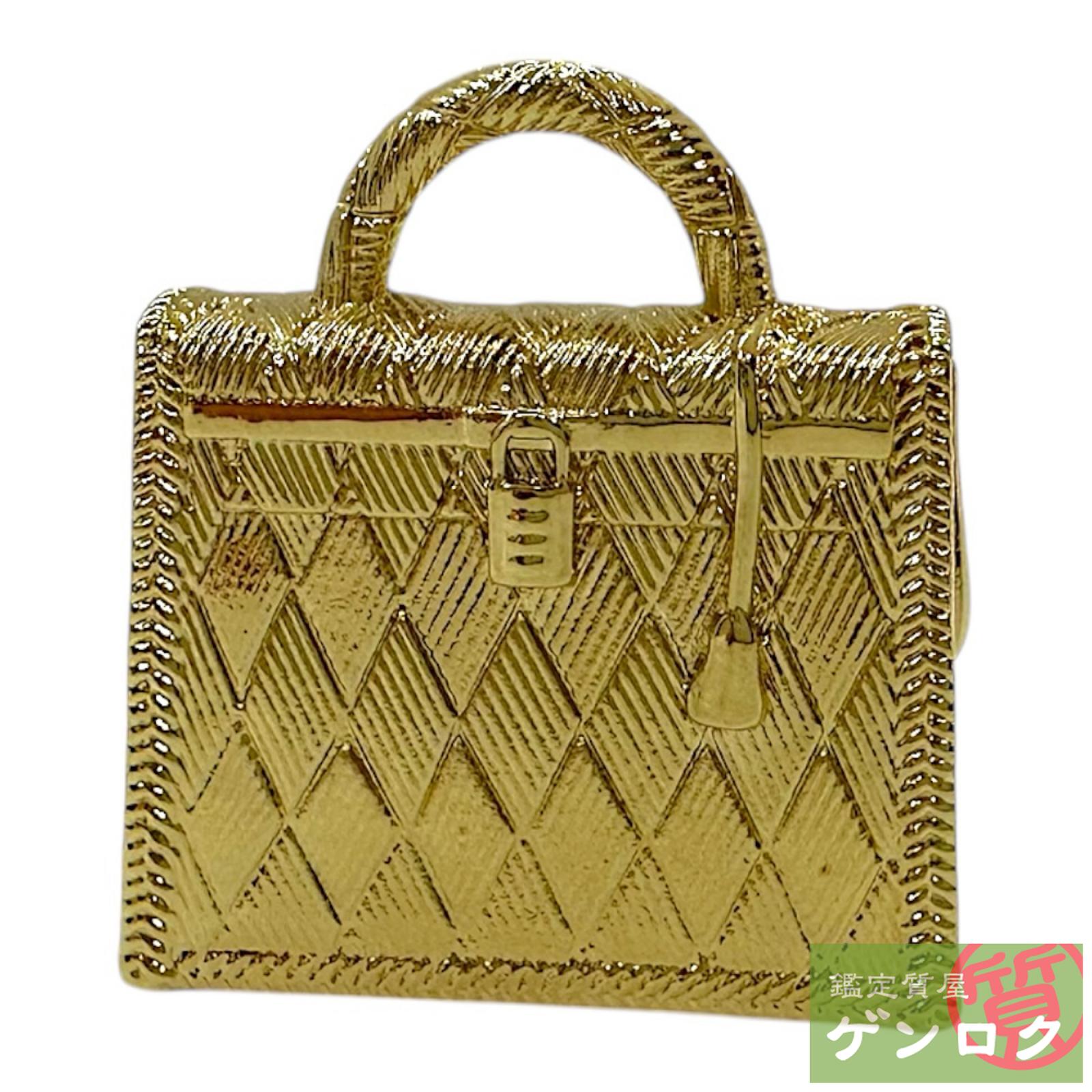 【中古】 エルメス キュリオジテ ケリー ペンダントトップ メタル ゴールド色 HERMES【質屋】【代引き手数料無料】|鑑定質屋 ゲンロク