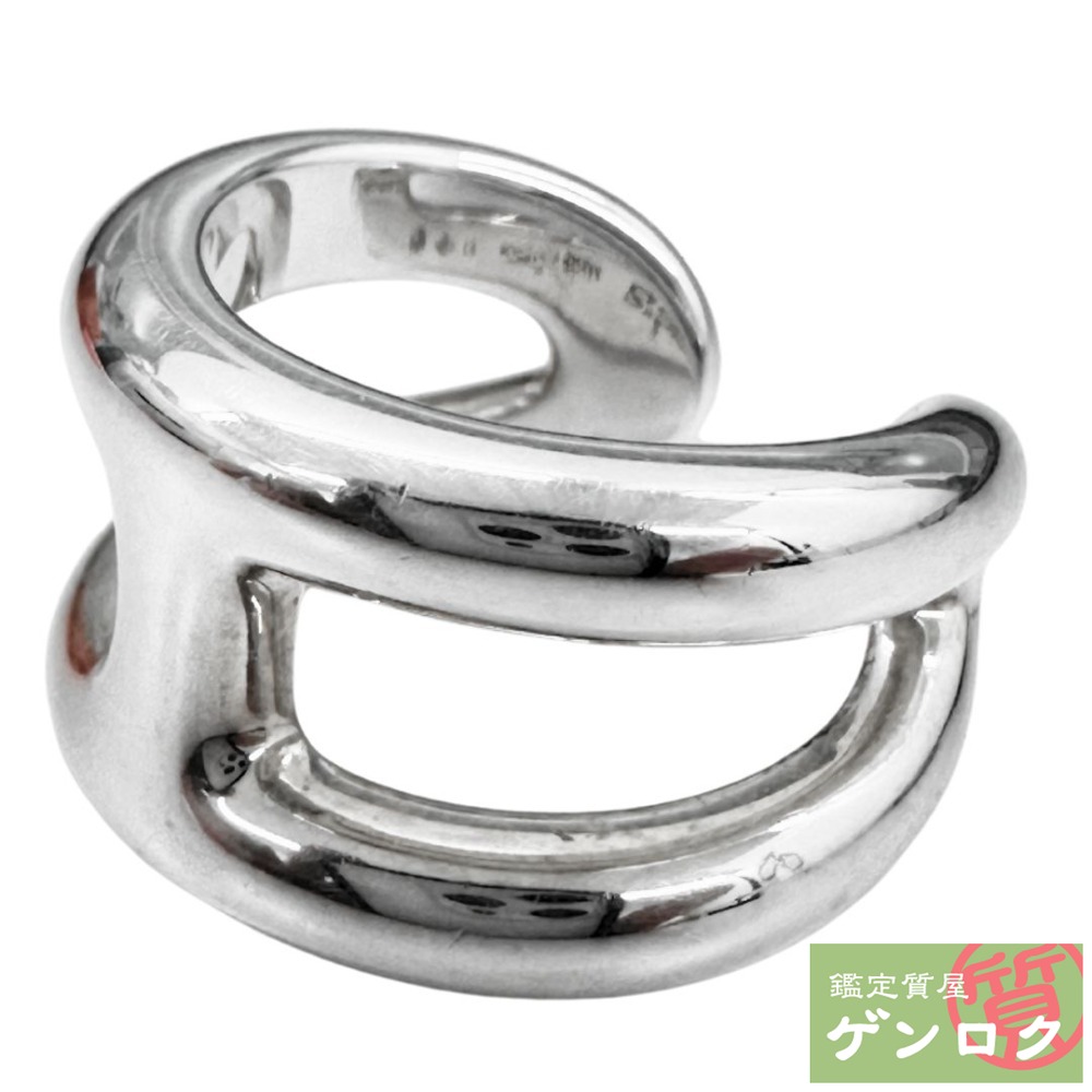 楽天市場】【中古】美品 HERMES エルメス リング オスモズPM #57