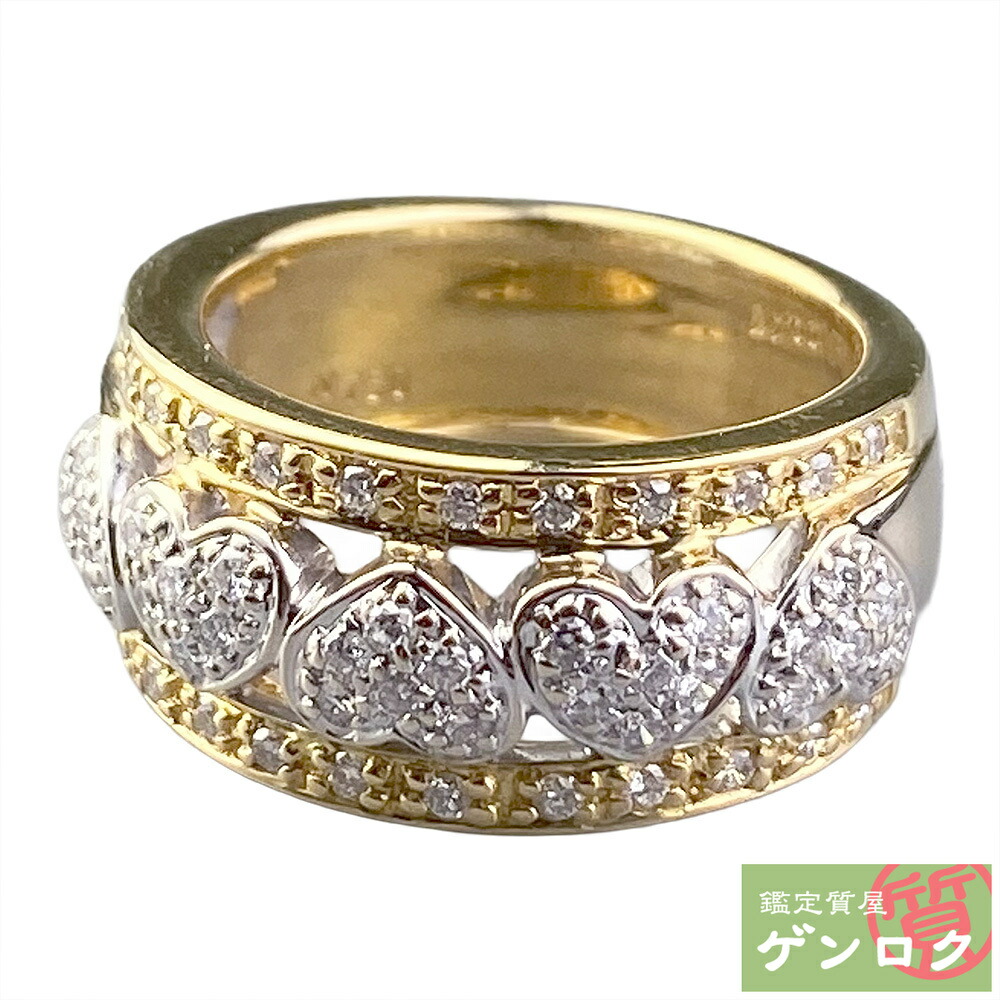 【中古】Ponte Vecchio ポンテヴェキオ ダイヤモンド リング 750 / ダイヤモンド 0.43ct #10【質屋】