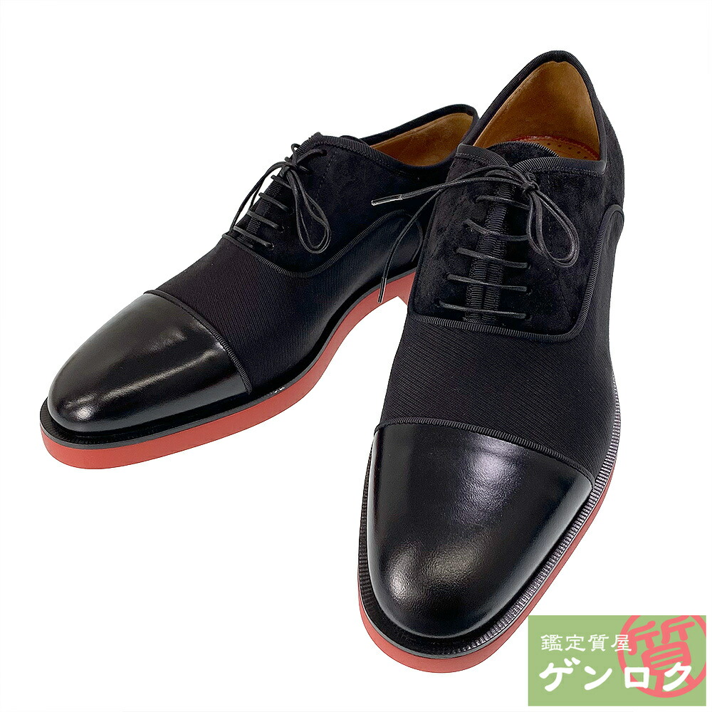 【中古】Christian Louboutin クリスチャン ルブタン ドレスシューズ size:41(約25.5cm) ブラック【質屋】