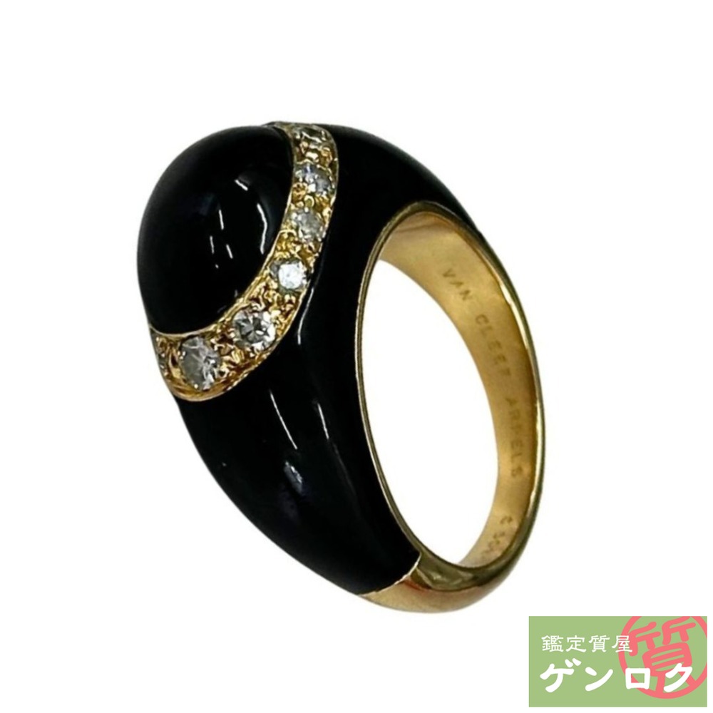 【中古】Van Cleef & Arpels ヴァン クリーフ & アーペル オニキス フィジーリング 18KT【質屋】【代引き手数料無料】