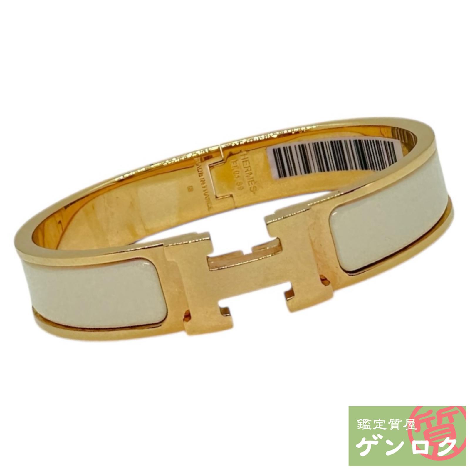 ★HERMES★ ベージュ ゴールド バングル 楽天市場】【ジュエリー】HERMES エルメス クリッククラック