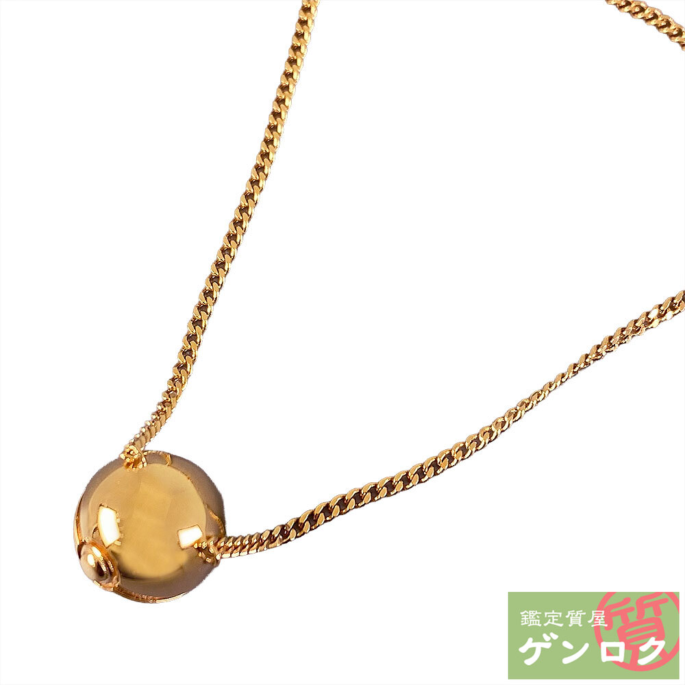 フェンディ ゴールドプレート Fロゴ ネックレス FENDI ネックレス 7AJ544 B08 ロゴプレート(505812683